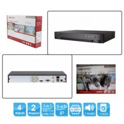 Trọn bộ 4 camera Analog HD HIKVISION 2MP giá rẻ ( Trắng - Đen, 2MP (1920x1080) ) - ảnh 2