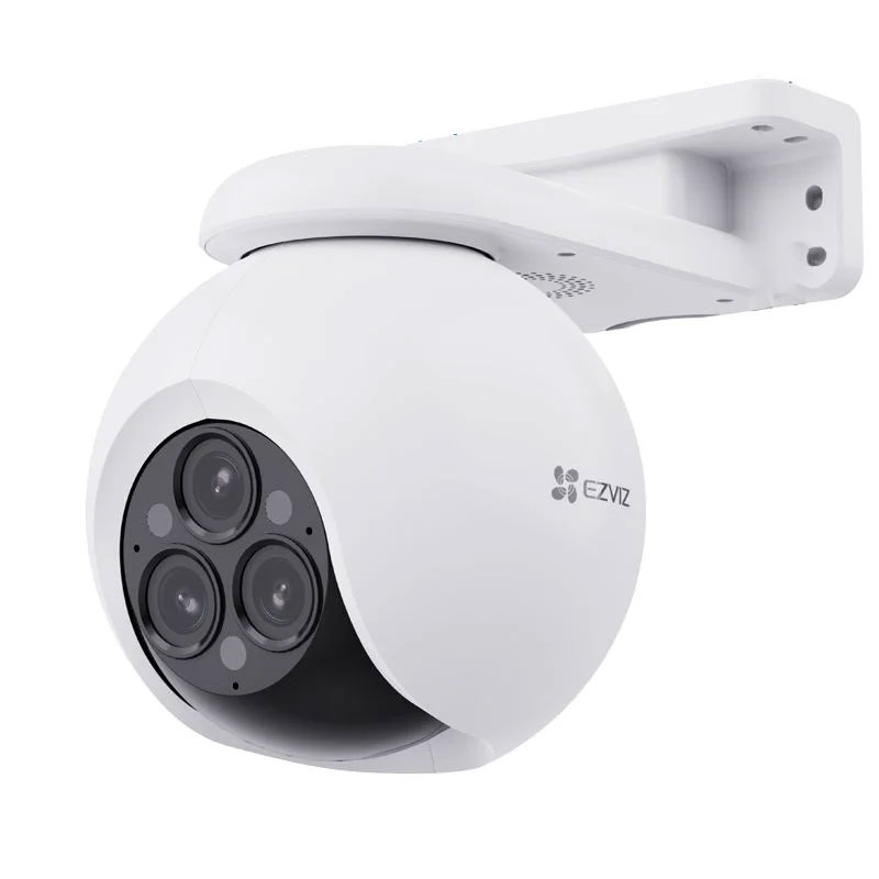 Camera Ngoài Trời 3 Ống Kính Ezviz H80f (Zoom 12X) ( Trắng, 4MP )