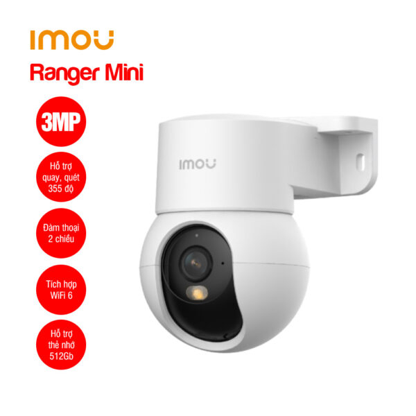 Camera IPC-K2MP-3H1WE (Ranger Mini, 3MP) ( Trắng, 3MP )